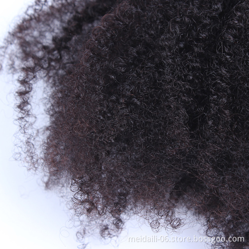 2019 hot sale product virgin Mongolian afro kinky curly human hair extension